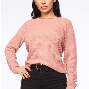 Ariana Waffle Sweater